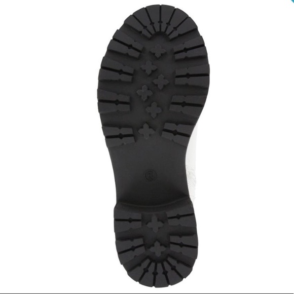 ❤️LAST NEW 8 Mia Indigo White Combat Boot - Picture 7 of 12